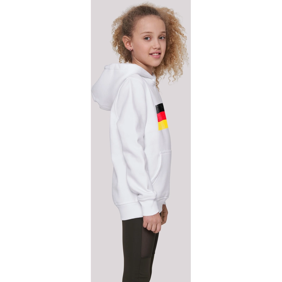 F4NT4STIC Hoodie Germany Deutschland Flagge distressed weiß