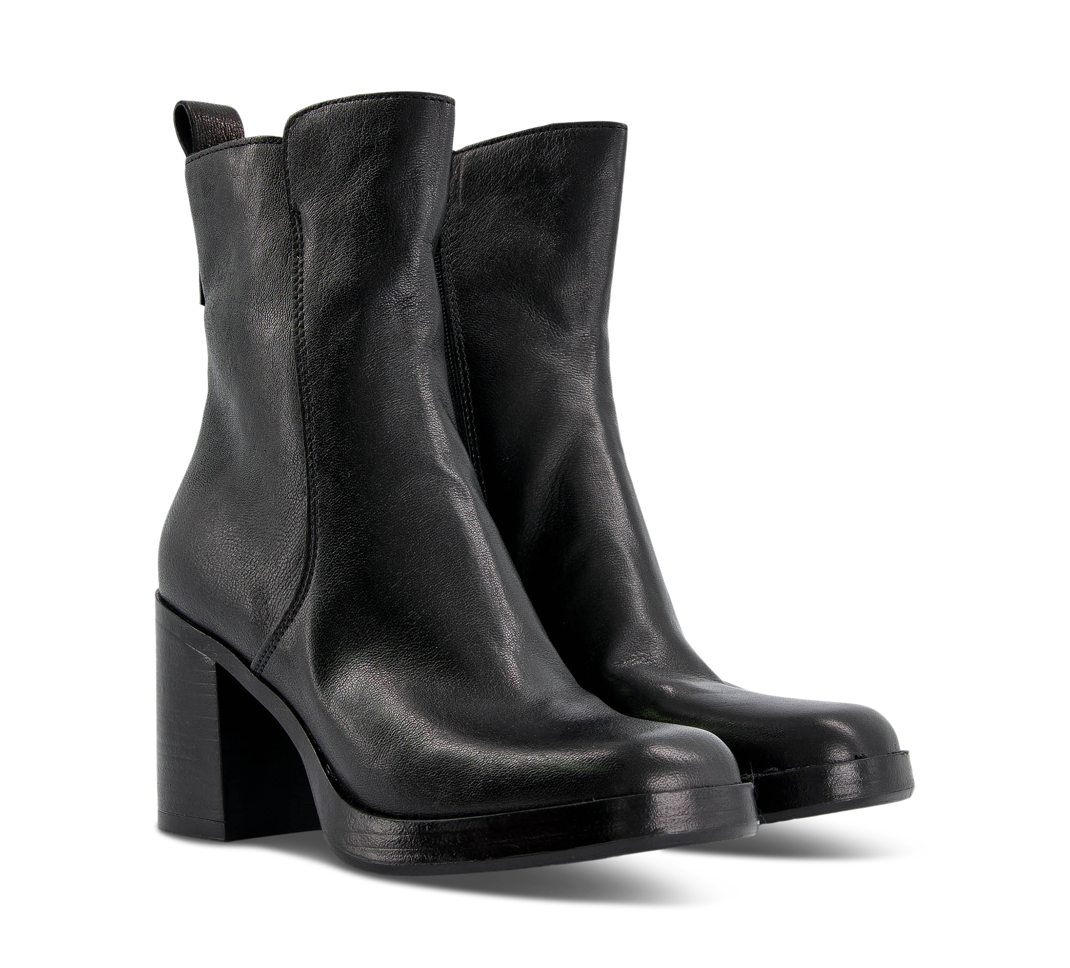 1874 by Walder Klassische Stiefelette schwarz