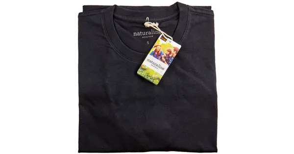 Naturaline Herren T-Shirt Kurzarm schwarz S