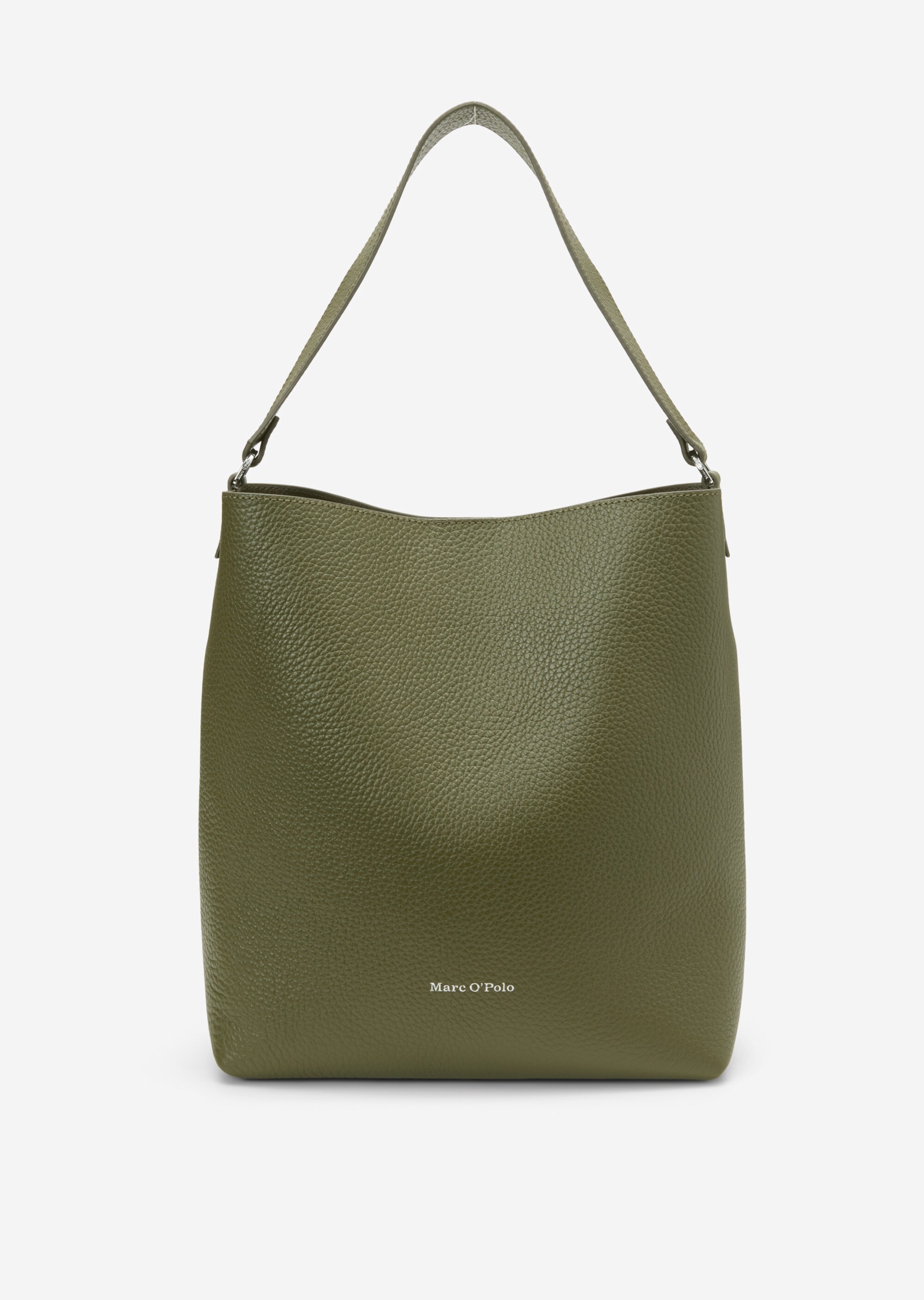 Hobo Bag medium aus genarbtem Rindleder