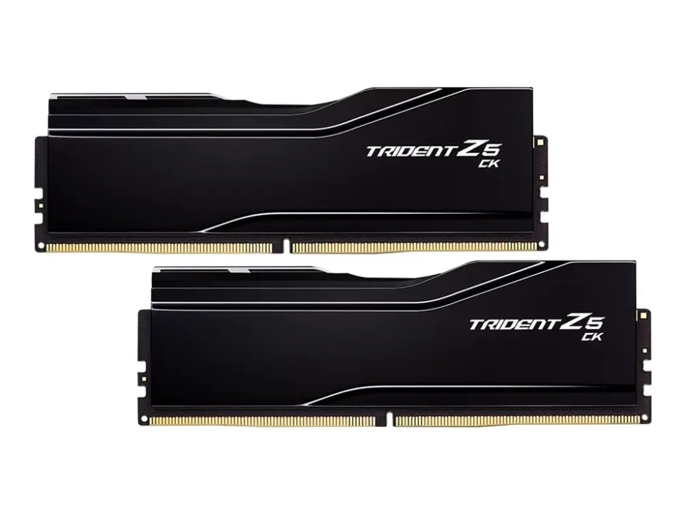 G.Skill Trident Z5 CK - DDR5 - sæt - 48 GB: 2 x 24 GB - DIMM 288-PIN - 8200 MT/s / PC5-65600 - CL40 - 1.4 V - ikke bufferet - ikke-ECC - glansfuld piano sort