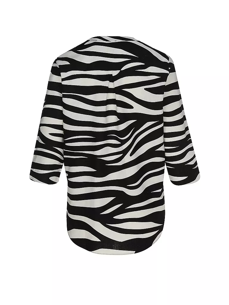S.OLIVER Blusenshirt  schwarz
