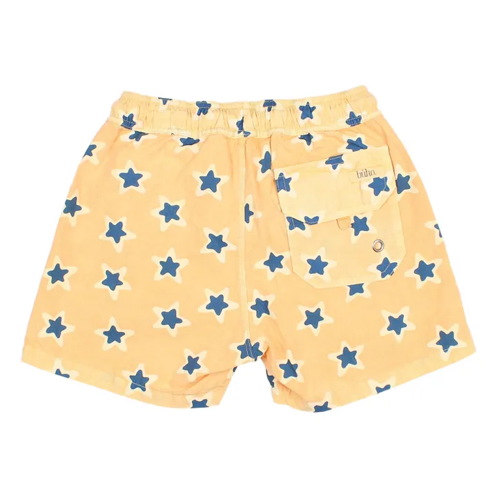 Búho Short de Bain Etoiles | Jaune