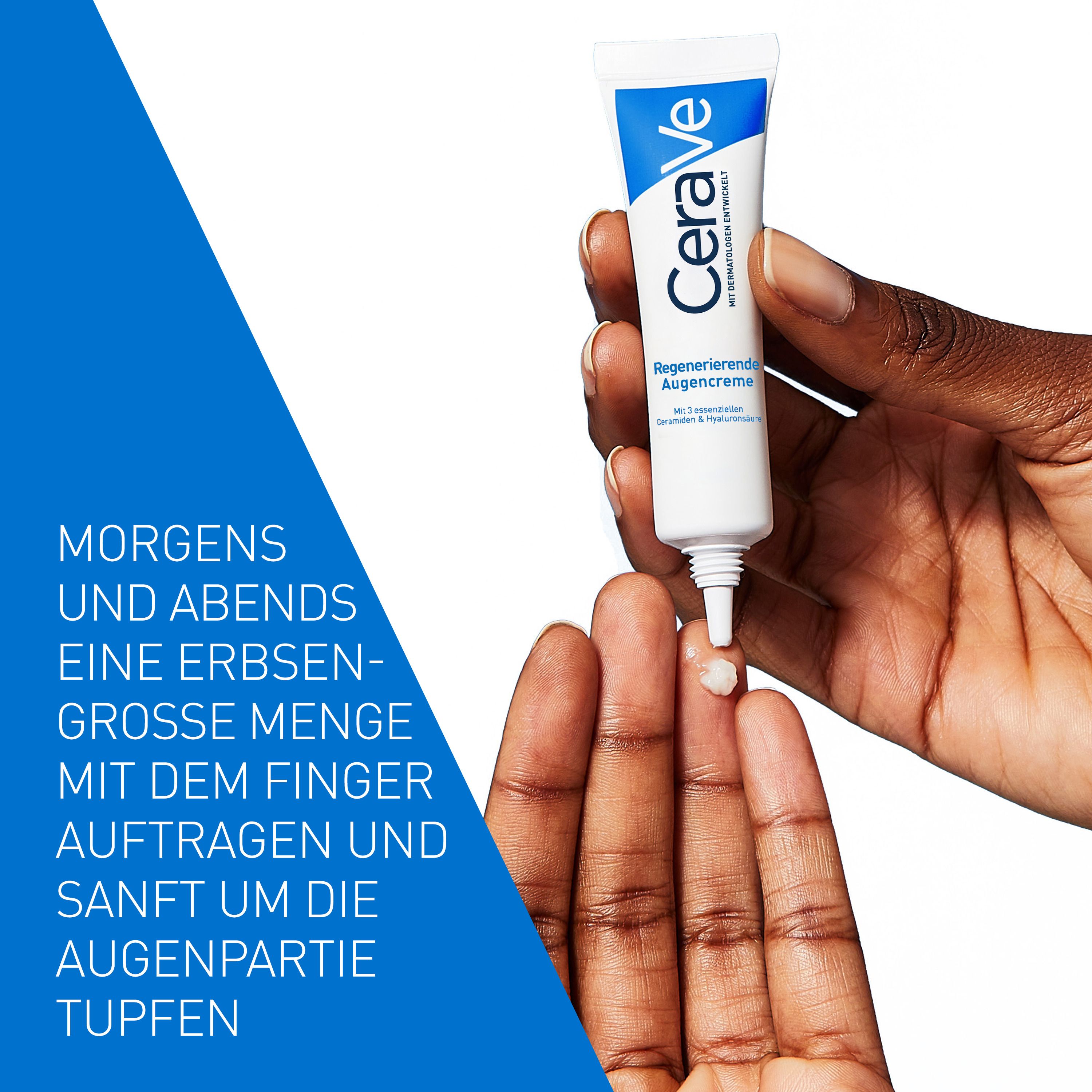 CeraVe Regenerierende Augencreme: feuchtigkeitsspendende Augenpflege mit Hyaluronsäure und Ceramiden