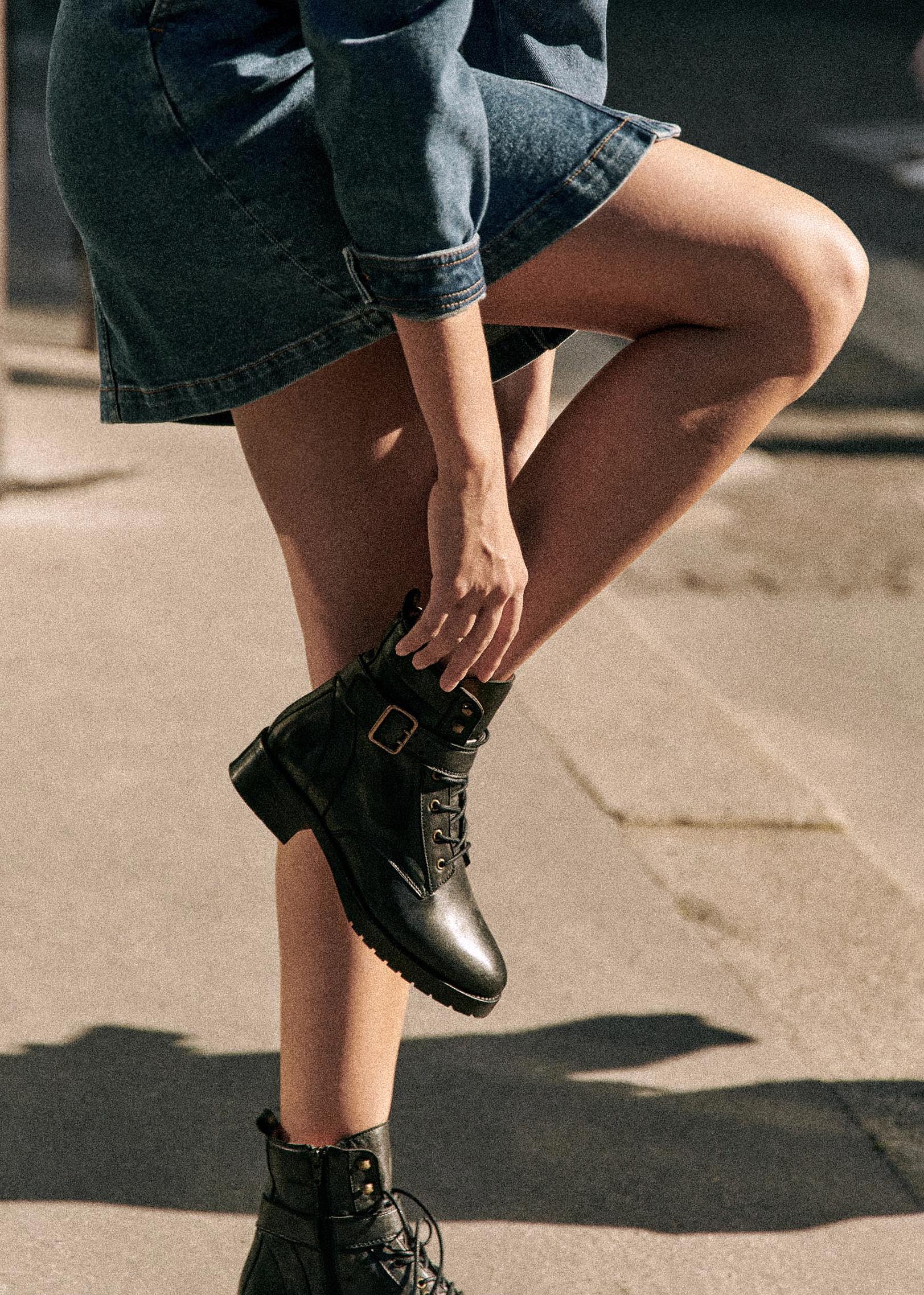 Boots Low Dana - Noir Lisse - SOULIERS/SOULIERS Mocassins 5906313