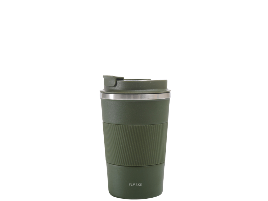 FLASKE 380 ml RVS Koffiebeker to Go - Moss