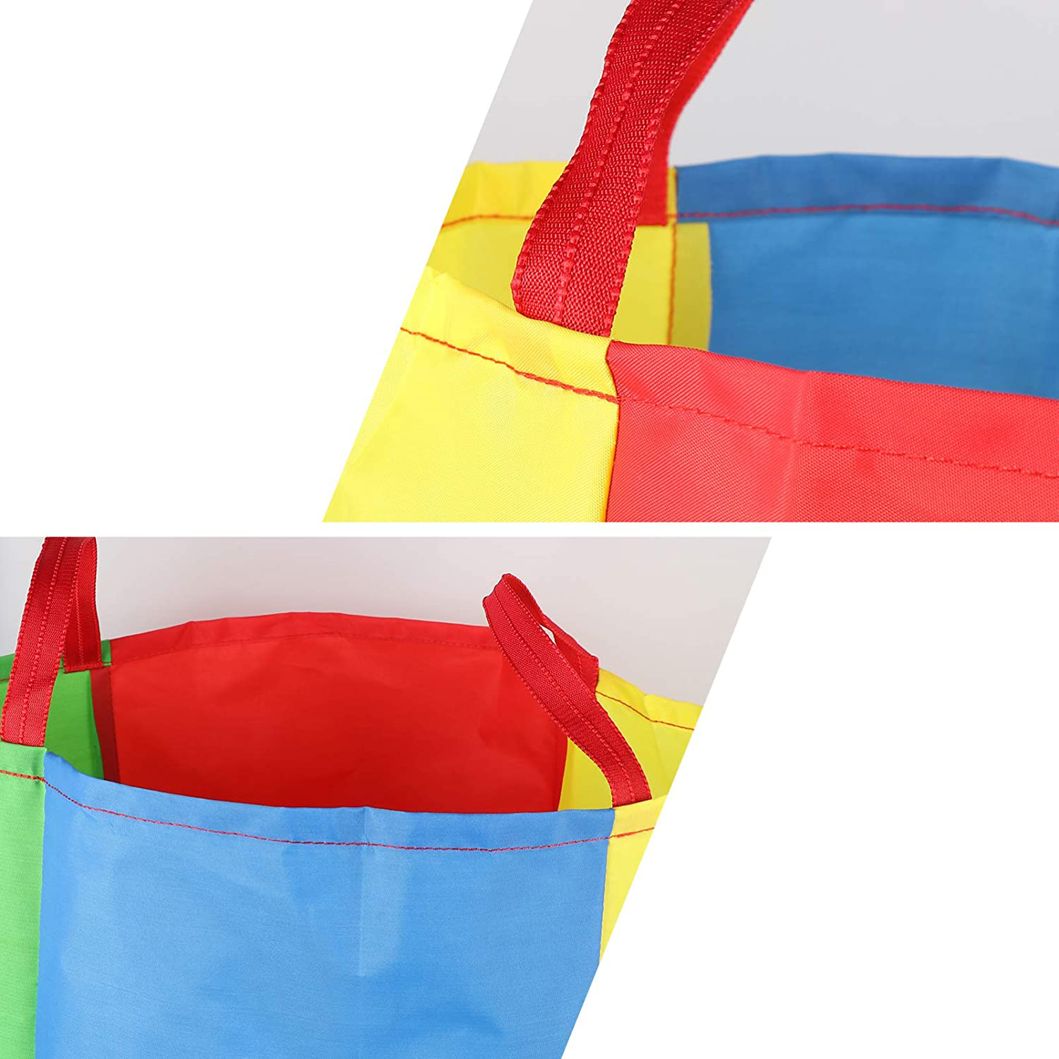 (30x65cm) Kinder Hüpf Sack Outdoor Spielzeug Sackhüpfen - Bunt