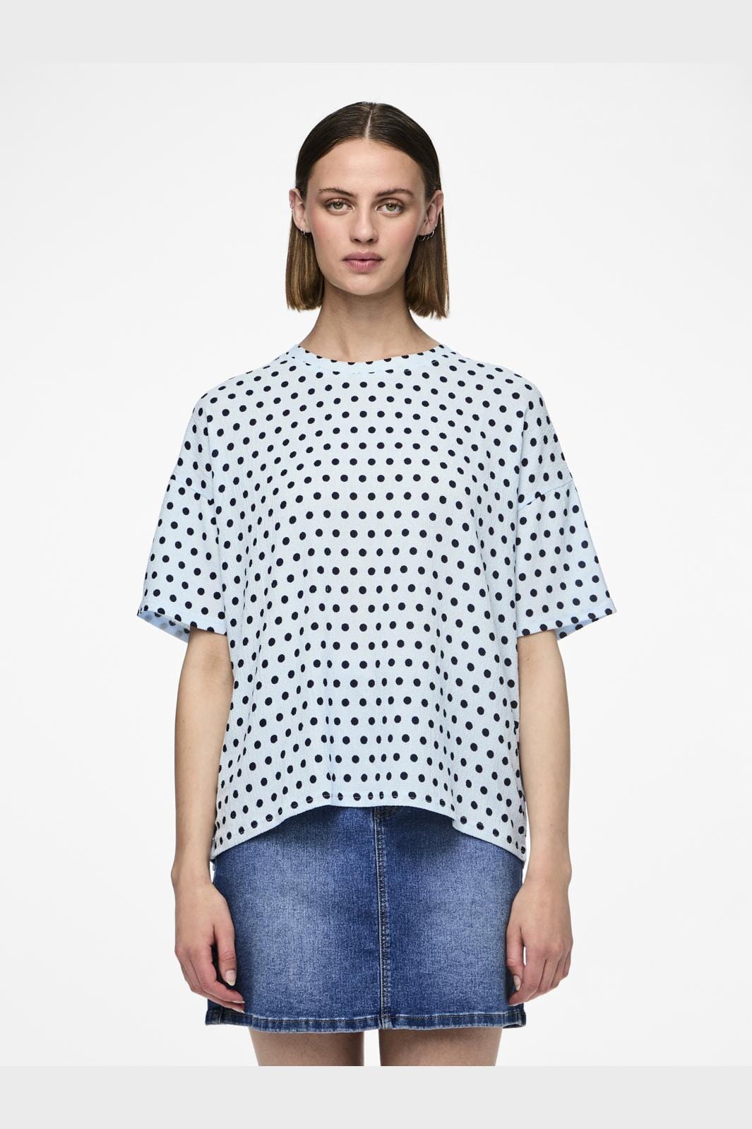 Pieces Pcluna Ss Oversize Tee Sa