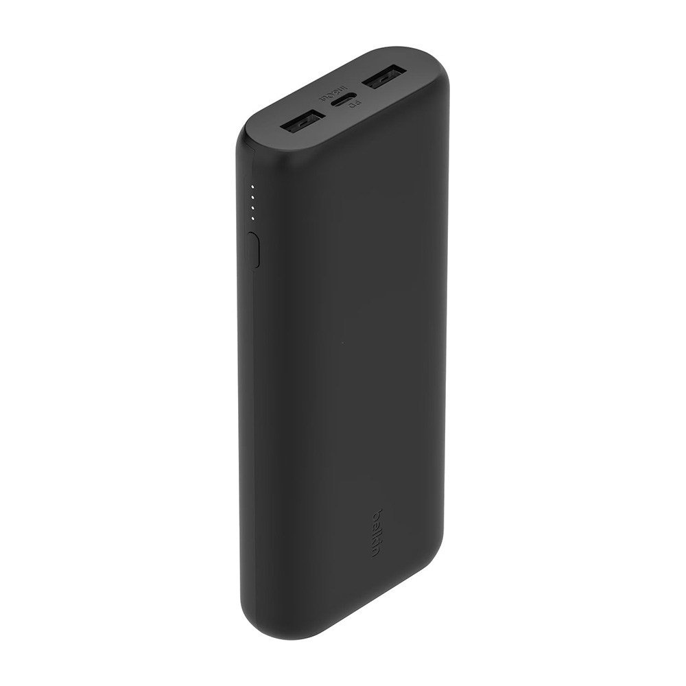 (20W) 20000mAh Boost Charge USB A / USB C Powerbank Power Delivery Ladegerät (BPB014BTBK) - Schwarz
