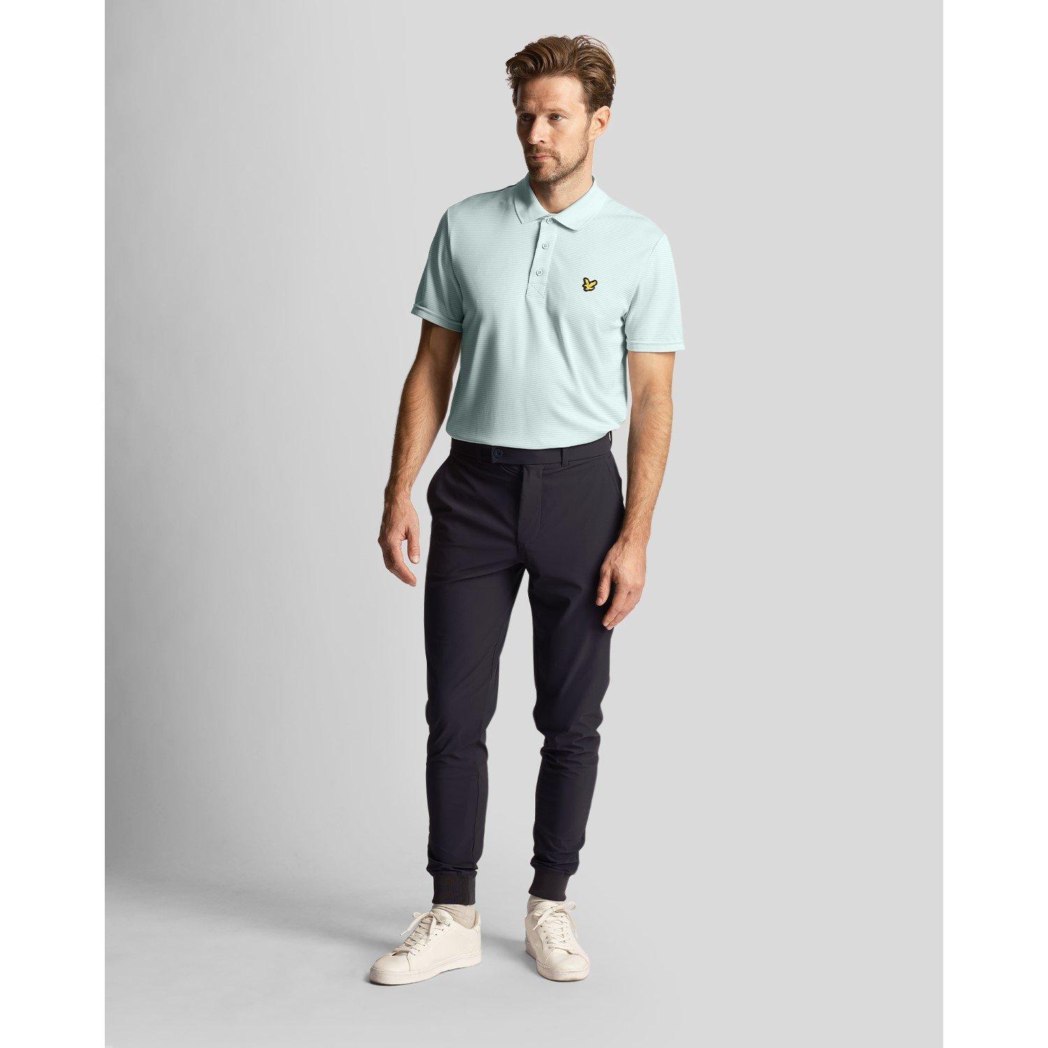Lyle and Scott Golf Microstripe Polo Shirt