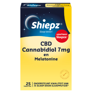 Shiepz CBD Cannabidiol 7mg en Melatonine Tabletten 25TB