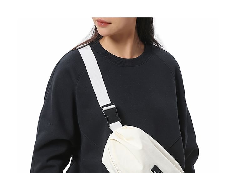 SUNMAN - Effen crossbodytas met gesp