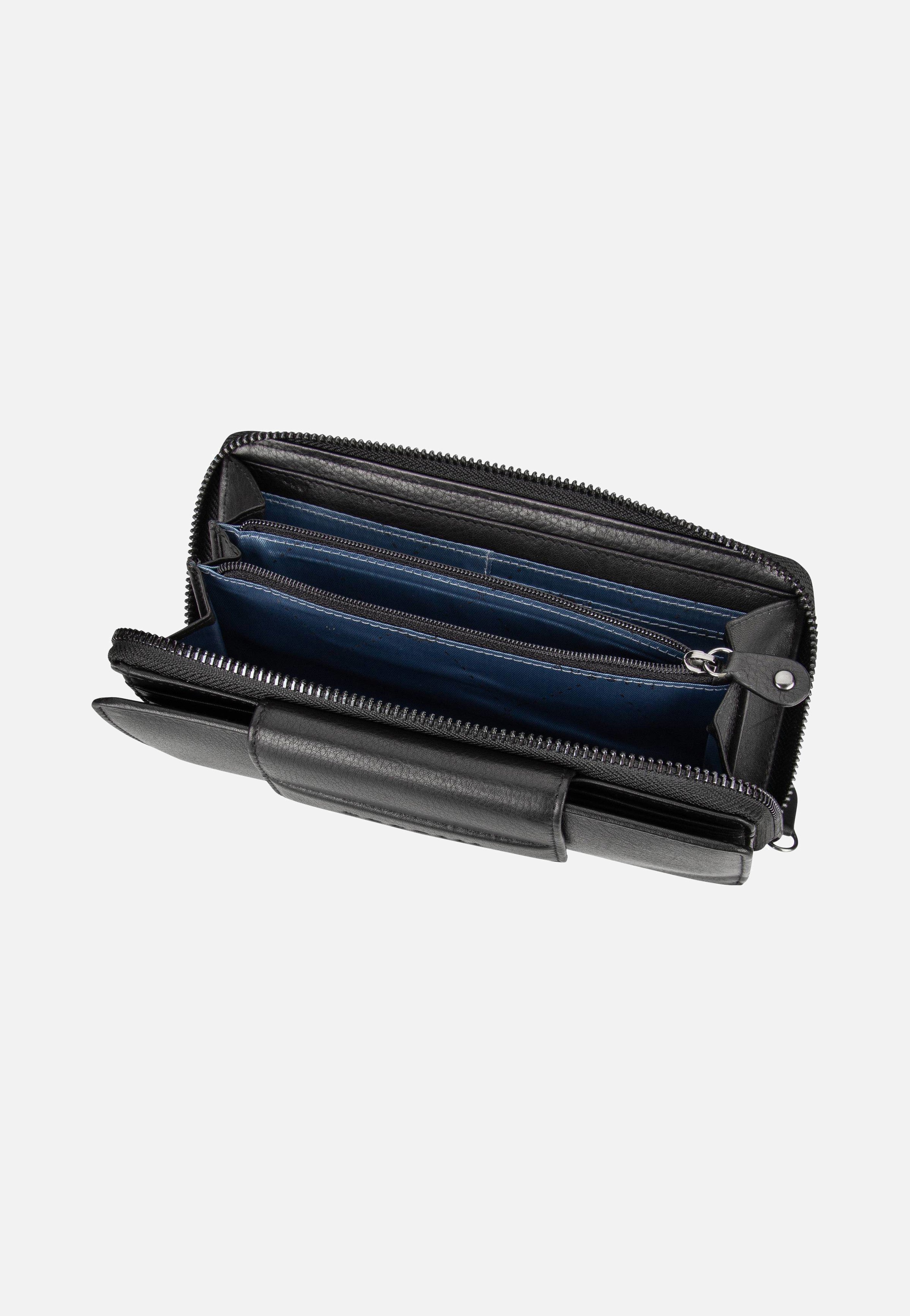 Nome Long Ladies Zip Schwarz - Portemonnaie