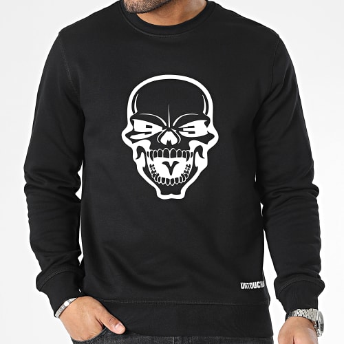Sweat Crewneck Skull Noir Blanc