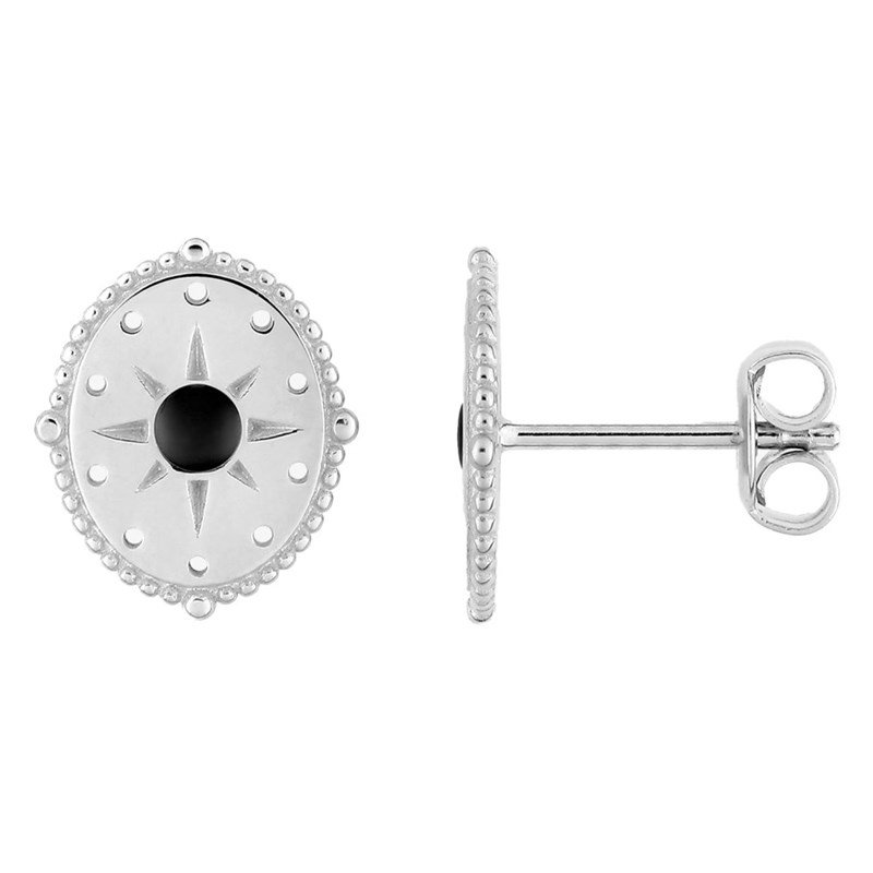 Boucles d'oreilles Femme - Argent 925 - Soleil