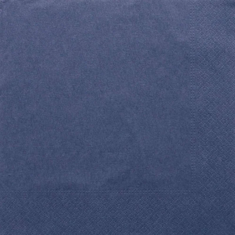 GDP - Serviette de table ouate - 39x39 - Bleu marine - x1600