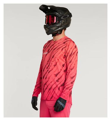 Maillot Manches Longues Dharco Race Val Di Sole Rose/Orange