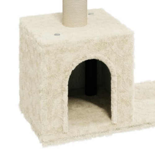 Arranhador Vidaxl creme duplo para gatos