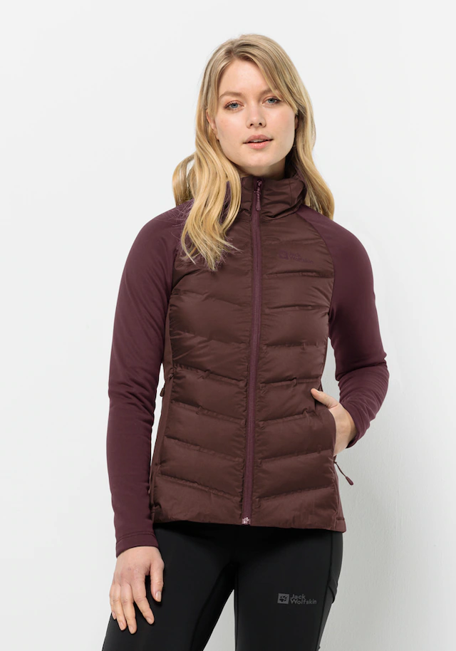Jack Wolfskin Daunenjacke »TASMAN DOWN HYBRID W« mit Kapuze