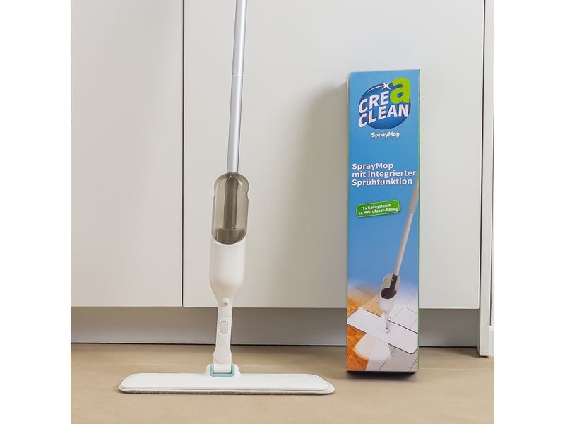CreaClean Sprühwischer SprayMop Bodenwischer mit integrierter Sprühfunktion