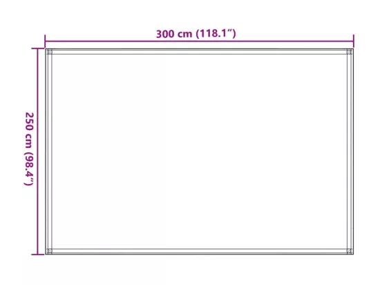 Tapis de tente 250x300 cm Beige
