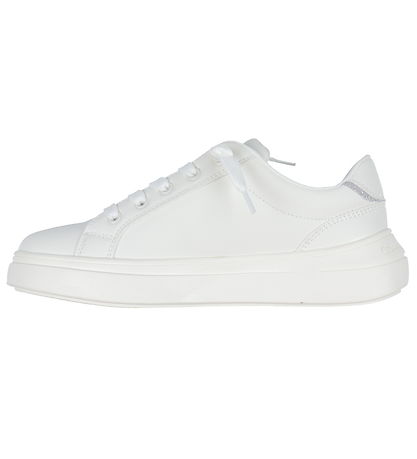 Calvin Klein Schuhe - Low Cute Lace-Up - Off White/Silber