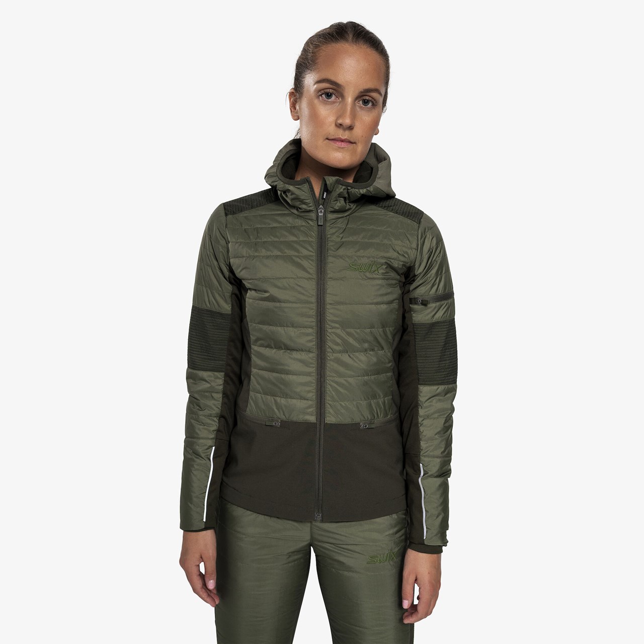 Swix Horizon Jacket Womens Olive/Dark Olive