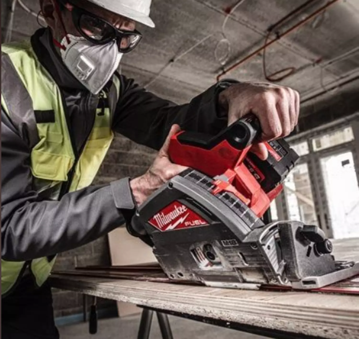 Milwaukee M18 FPS55-0P 18V Li-Ion accu invalzaag body in Packout - 20mm