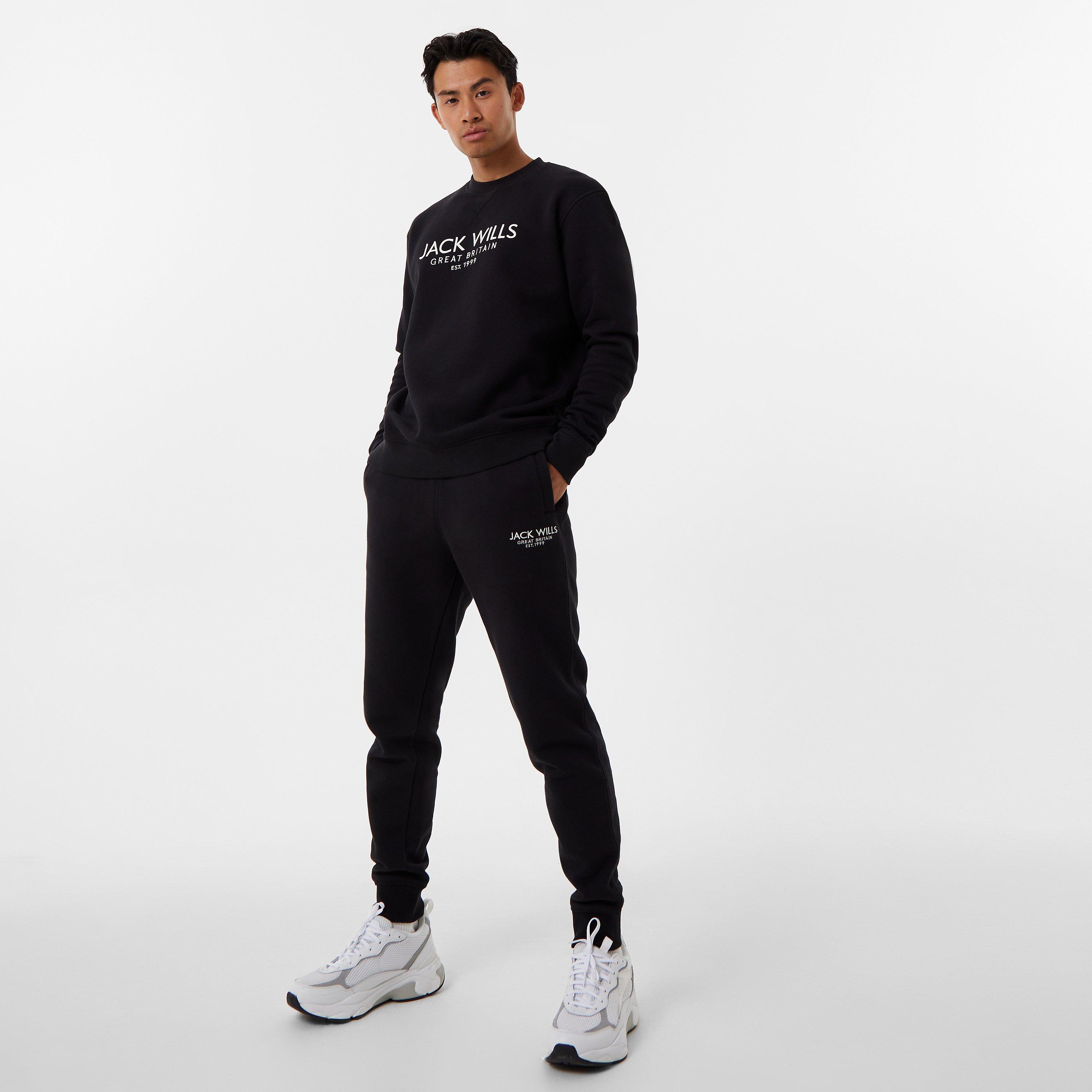 Jack Wills JW Haydor Logo Joggers Mens