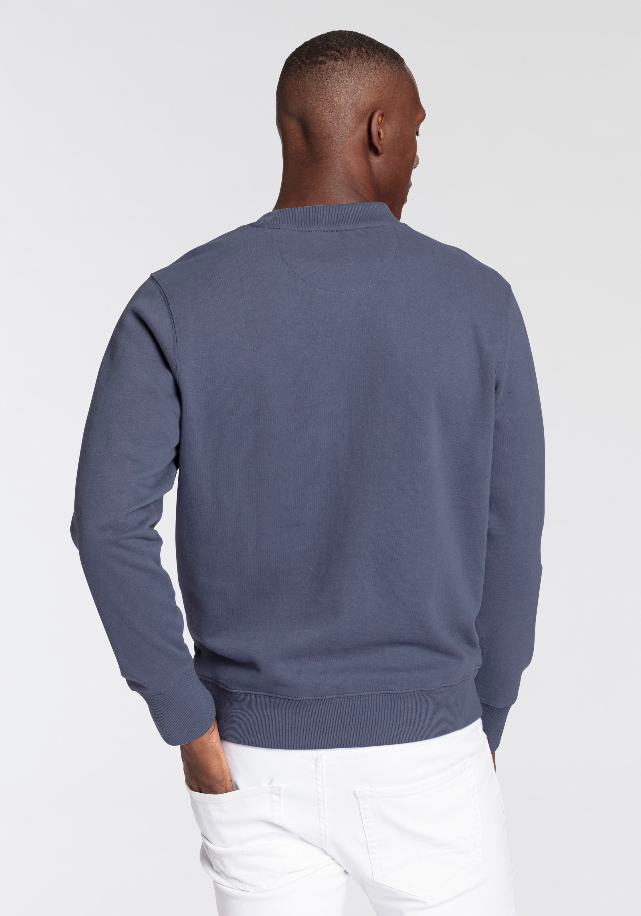 DELMAO Sweatshirt , lange Ärmel,  lässige Passform,  mit Print,  Rundhals