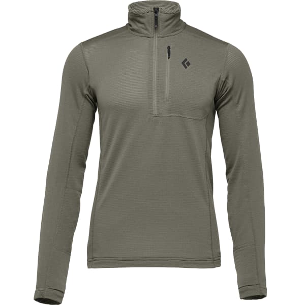 Sweat polaire BLACK DIAMOND COEFFICIENT LT QUARTER ZIP PO PINE SMOKE