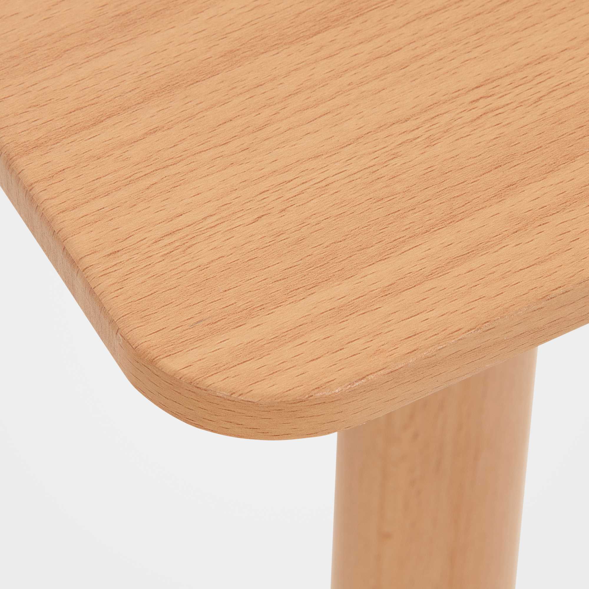 CLP Küchentisch Viborg I Esstisch Im Skandinavischen Design Für Wohnzimmer Mit MDF Tischplatte I Buchenholzgestell, Justierbare Bodenschoner