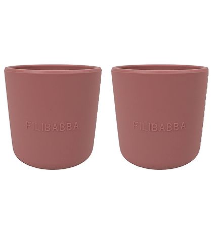 Filibabba Silikon Becher - Rose