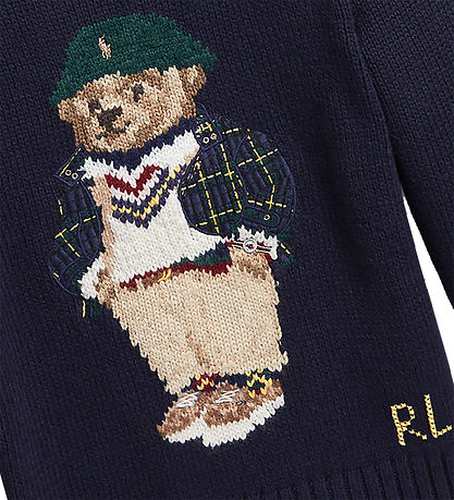 Polo Ralph Lauren Bluse - Strick - Navy m. Kuscheltier