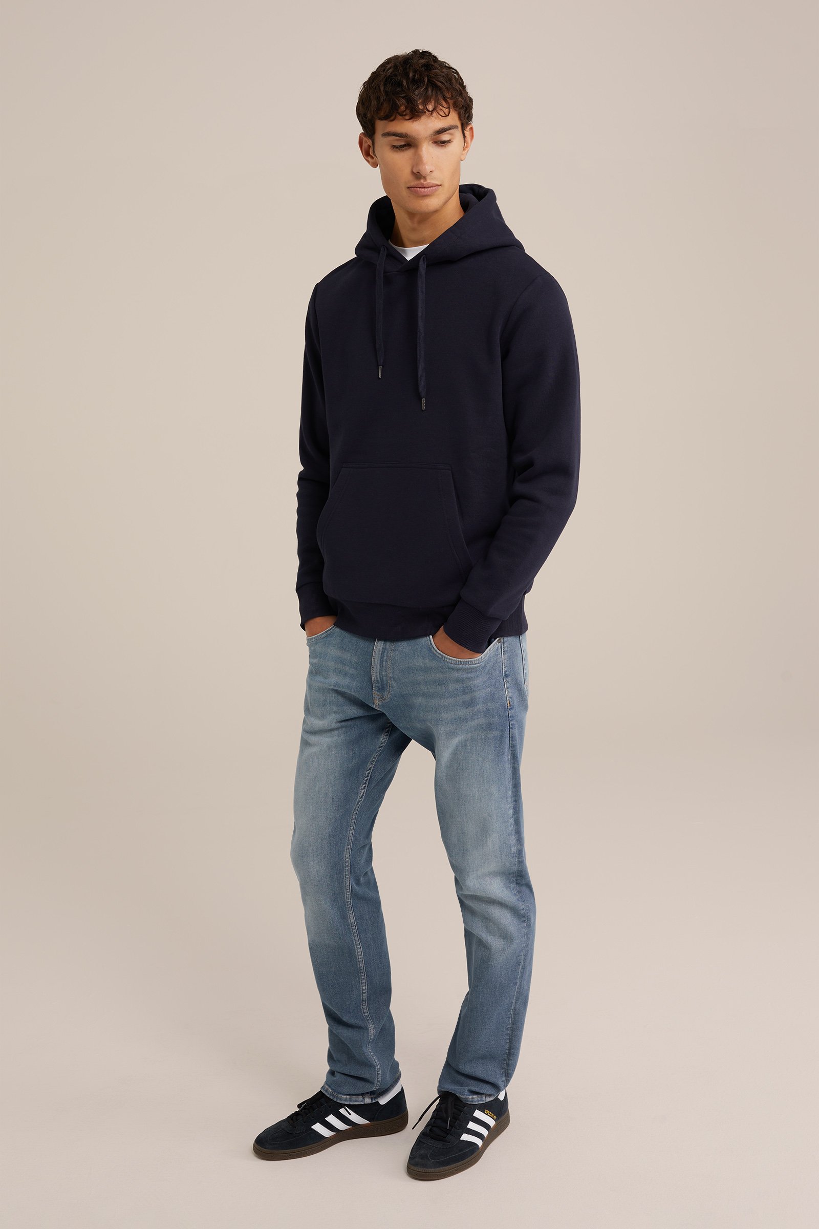 hoodie WE Fashion Marineblauw