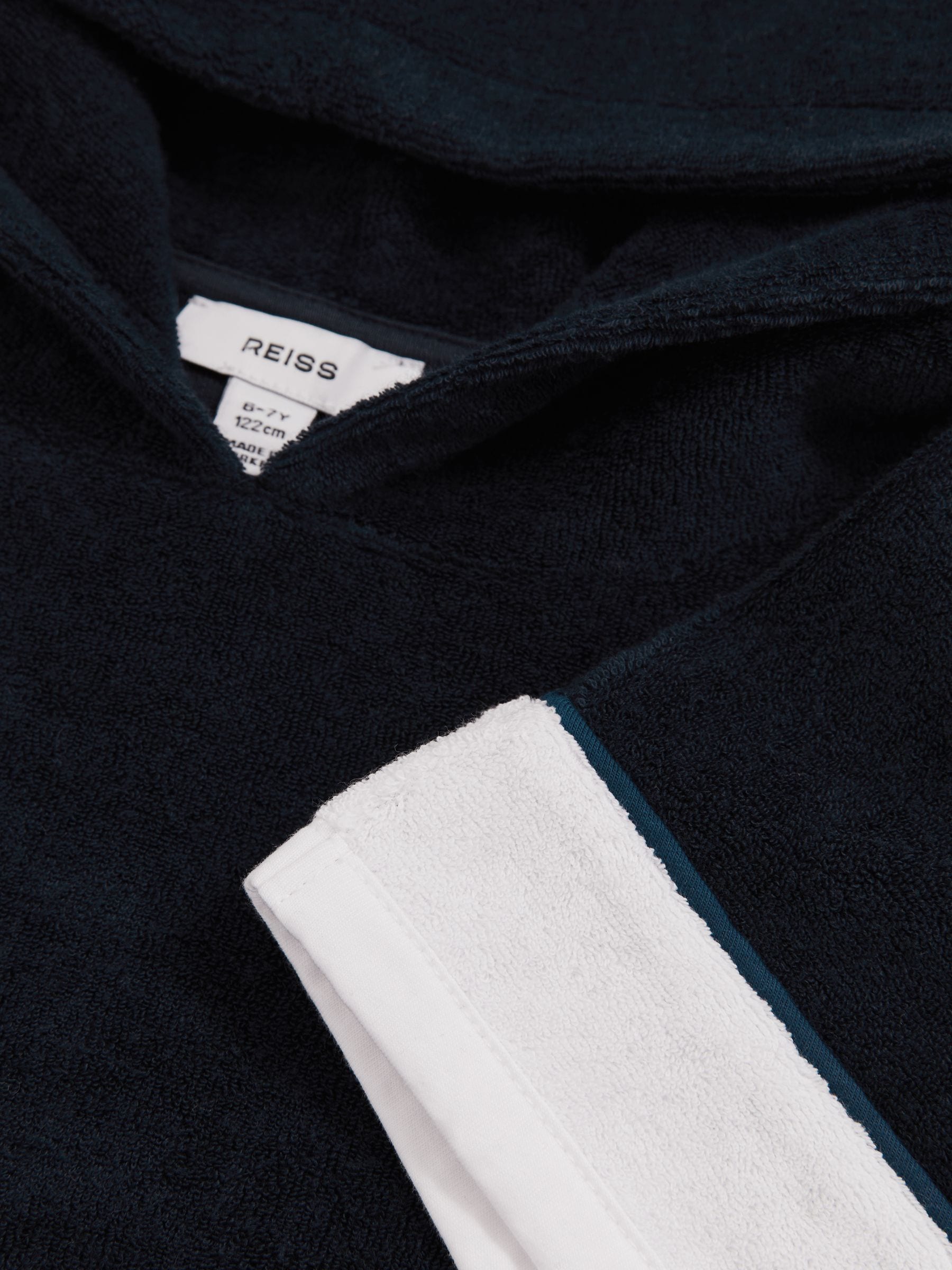 Reiss Marley Colour-Block Hooded Towel