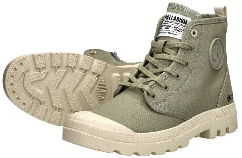 Palladium Pampa Hi Zip Oragnic khaki