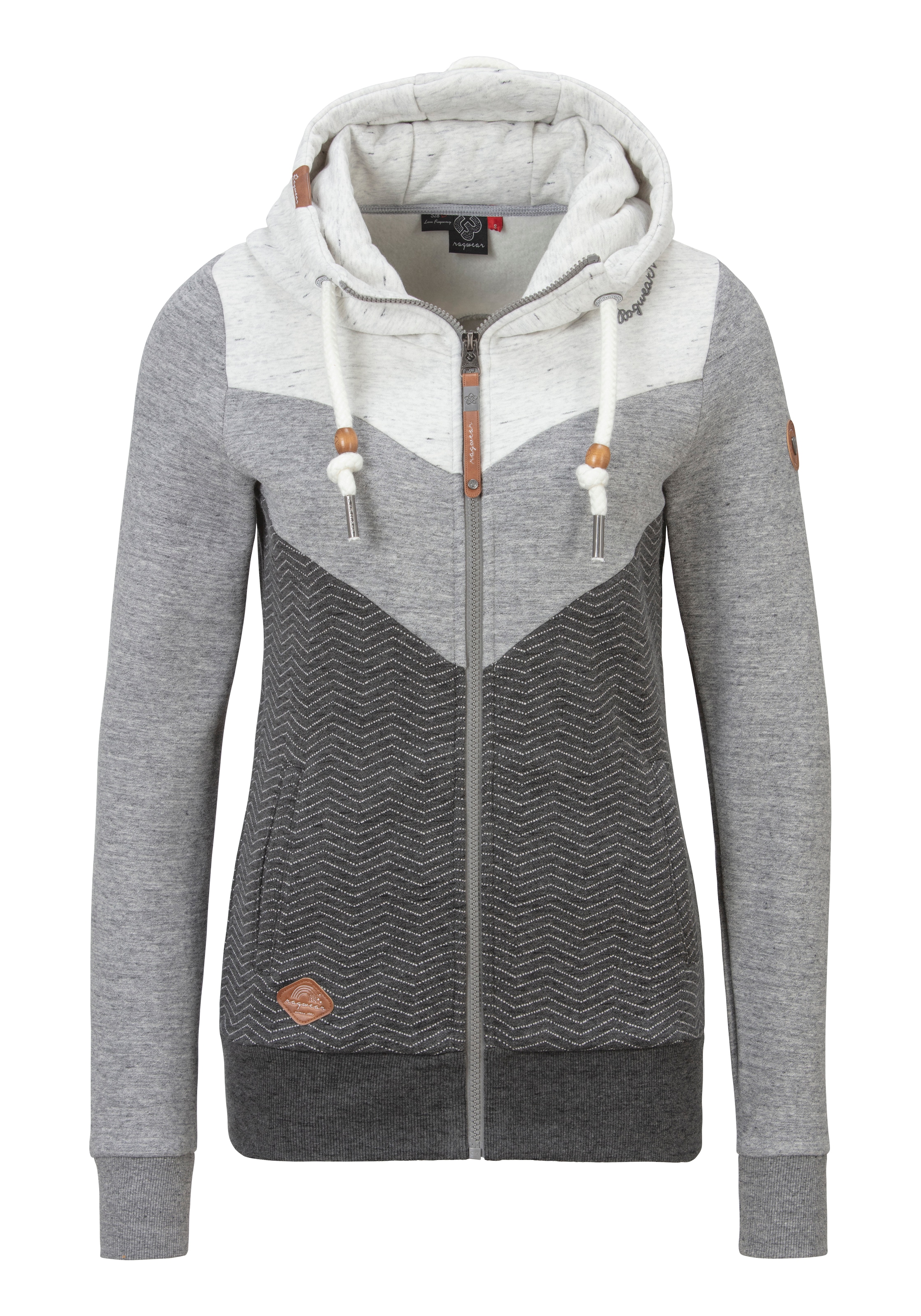 Ragwear Sweatjacke »TREGA ZIP O« im Colorblocking-Design