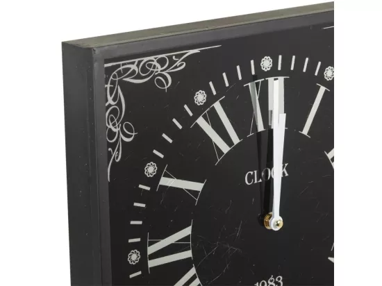 Horloge en métal avec verre 36x76h
