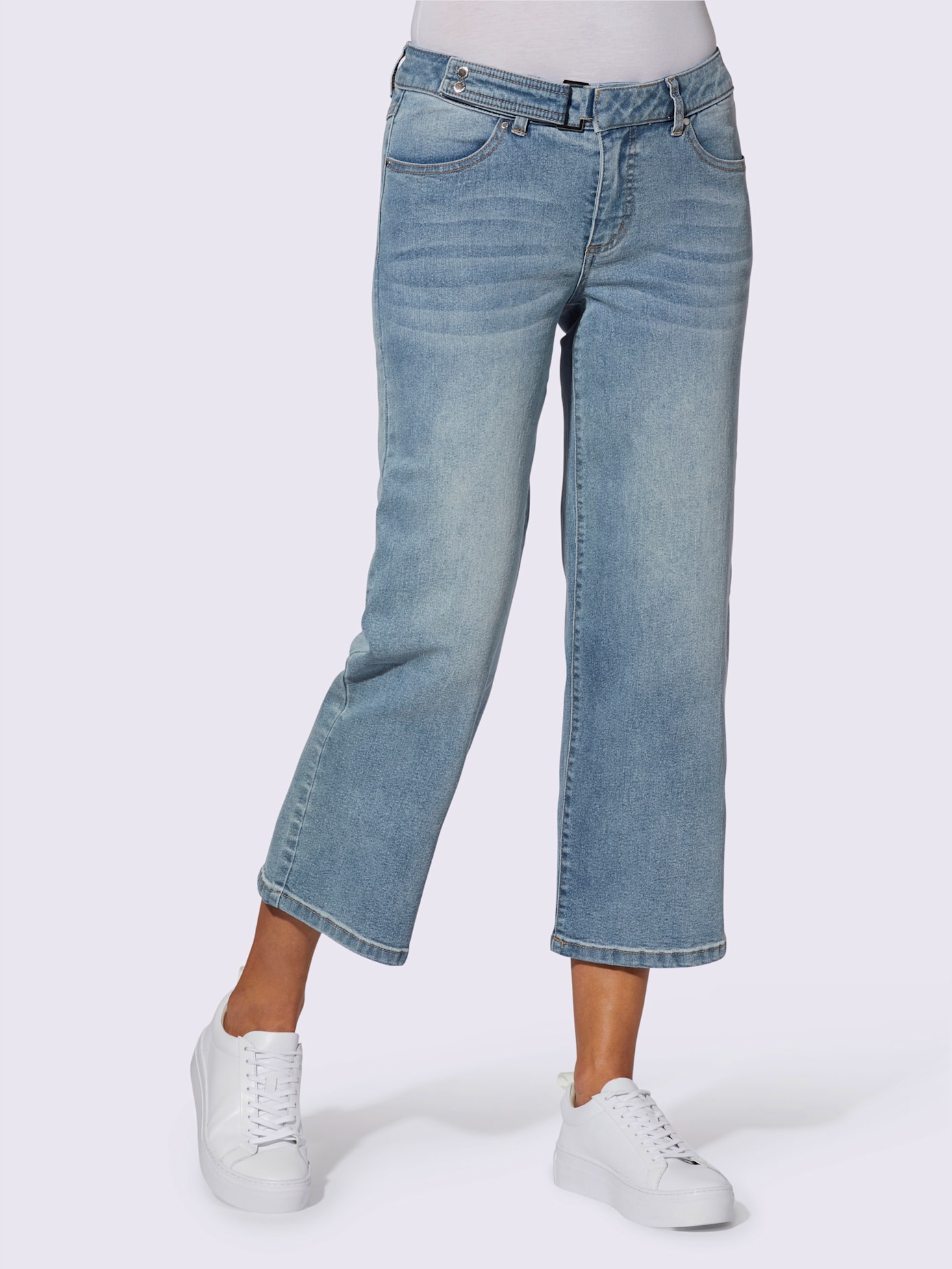 Jupe-culotte en jean qualité coton