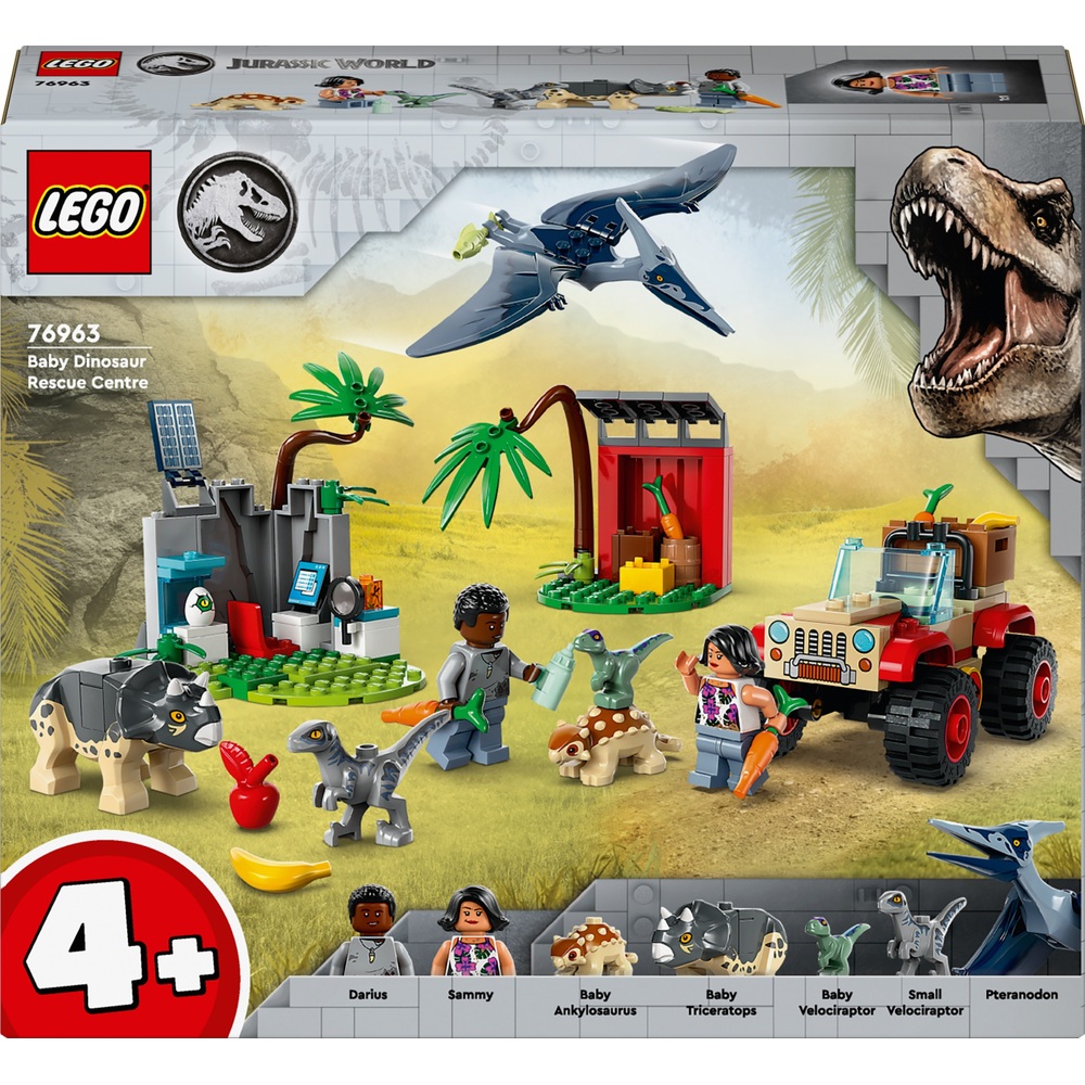 LEGO Jurassic World 76963 Baby-Dinosaurier-Rettungszentrum-Set