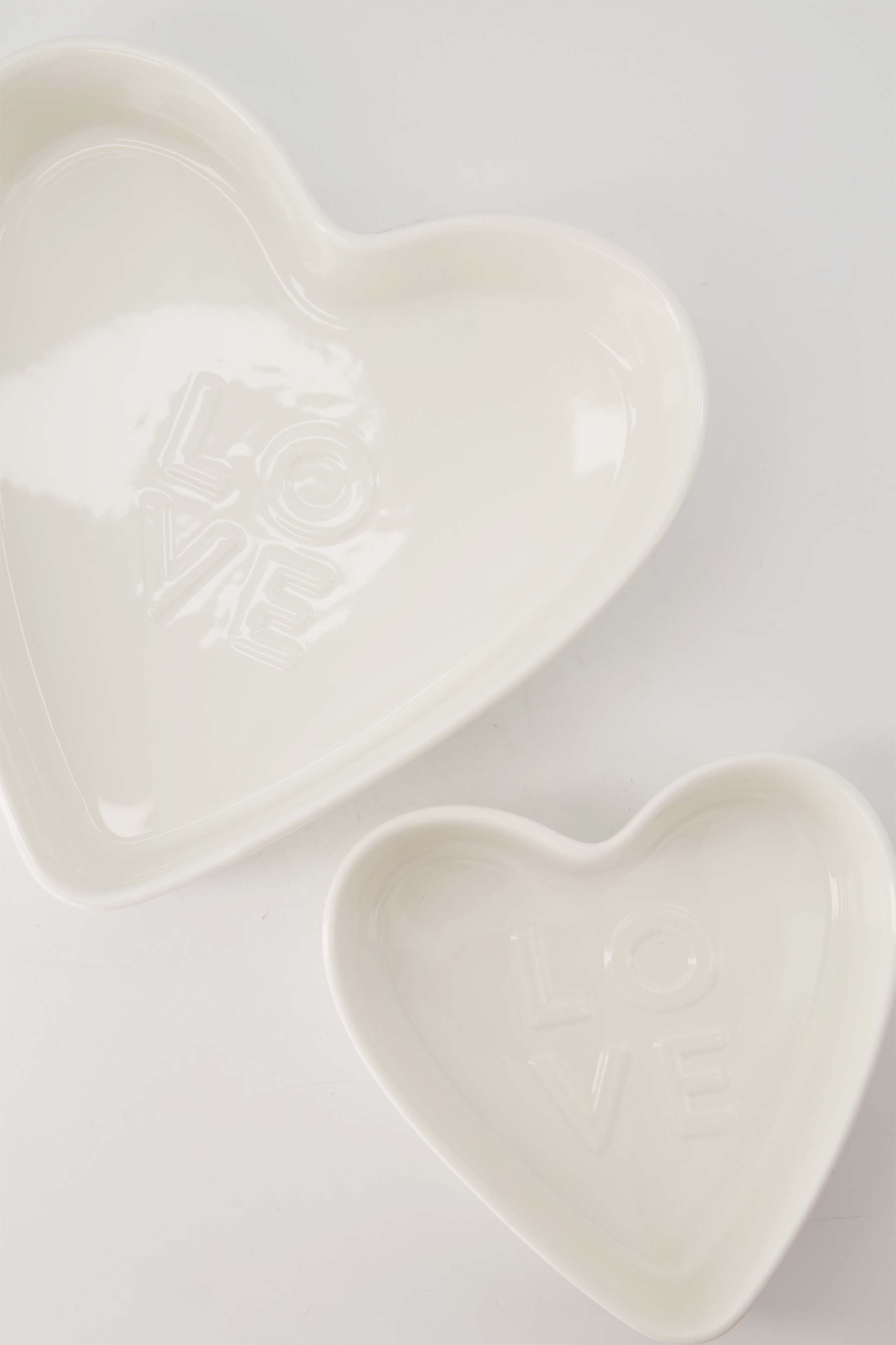 ovenschaal keramiek hartvorm love groot