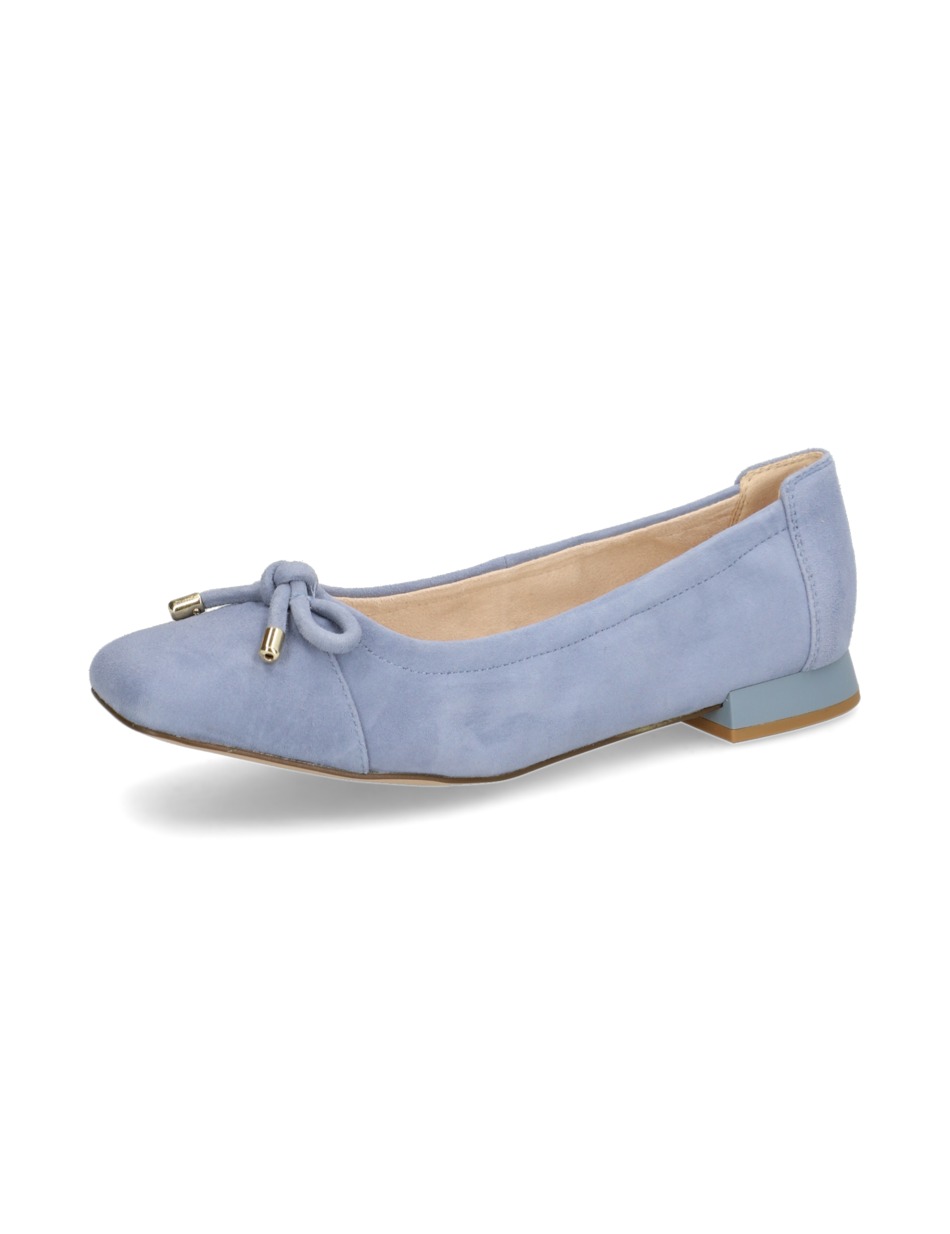 Veloursleder Ballerina