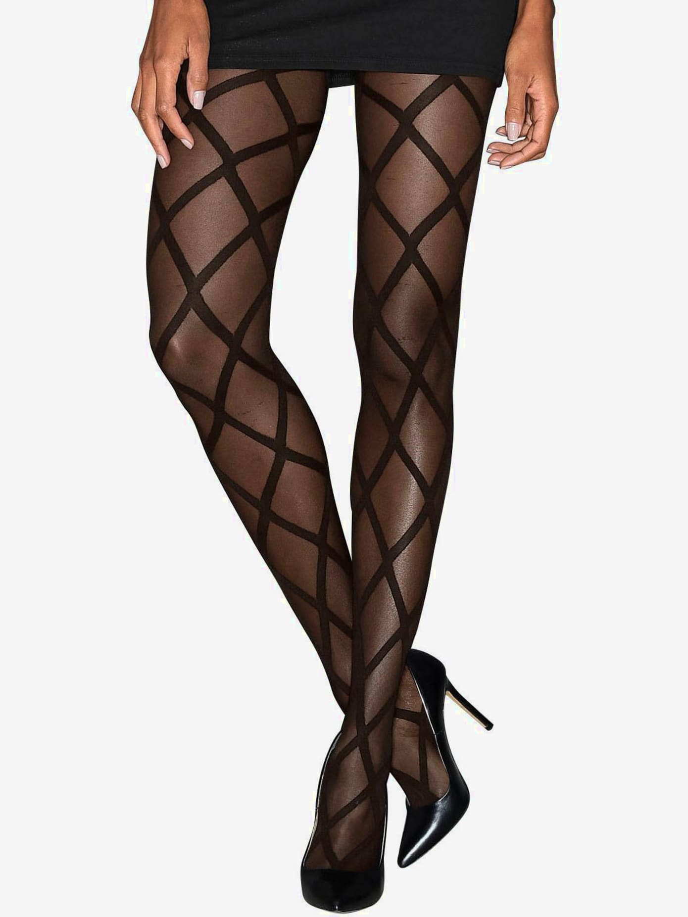 Collants fins collant à motif