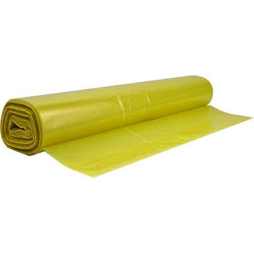Sacs poubelle 100L PEBD jaune 30µ lien classique Jet'Sac