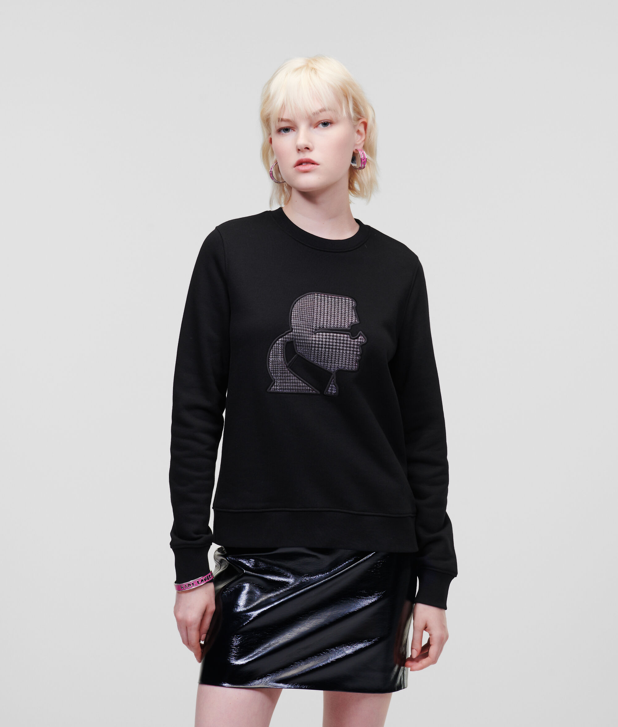 SWEAT-SHIRT À CARREAUX KARL KAMEO