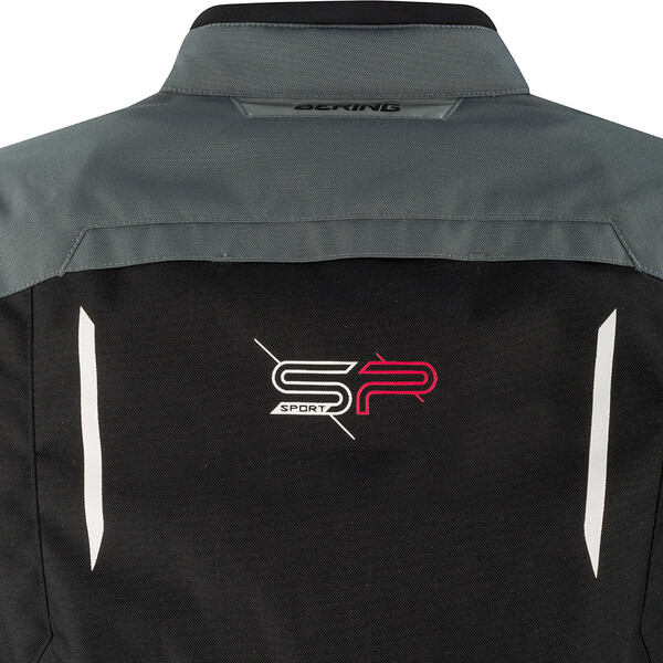 Bering - Blouson Gang Gris / Noir / Rouge