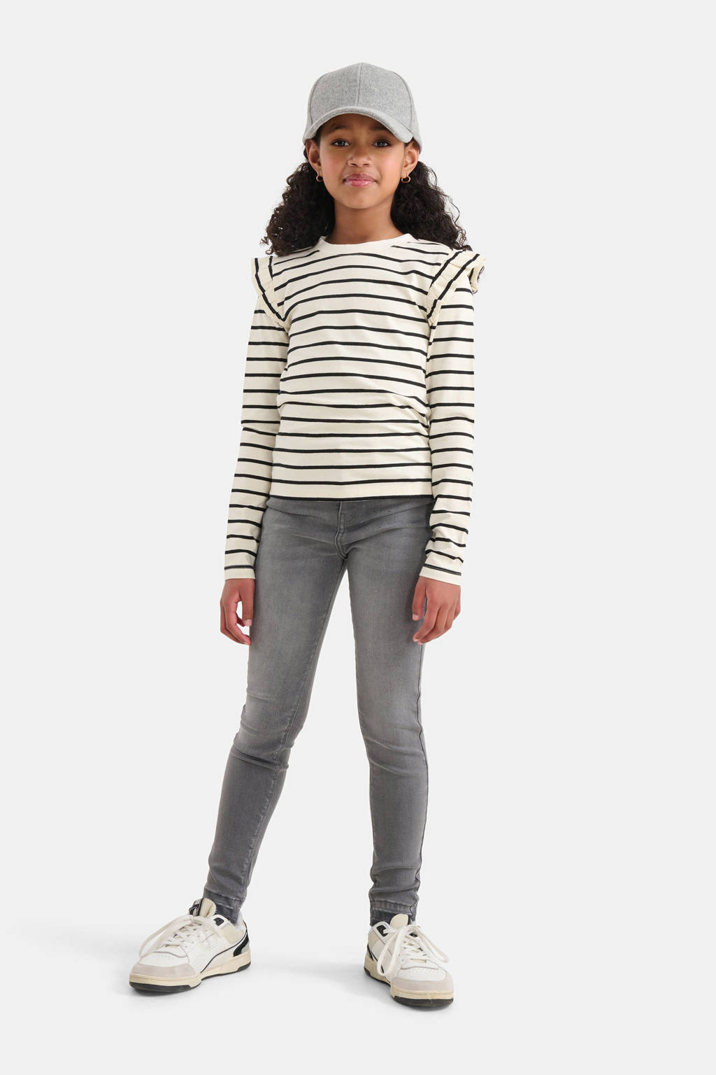 Shoeby high waist skinny jeans grey denim