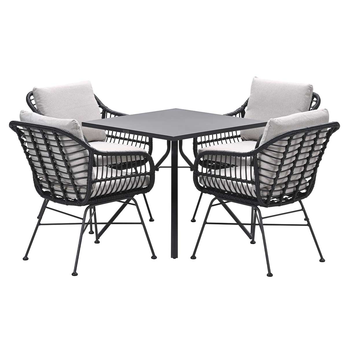 Garden Impressions Lucas Rimini 5-delige tuinset - Black