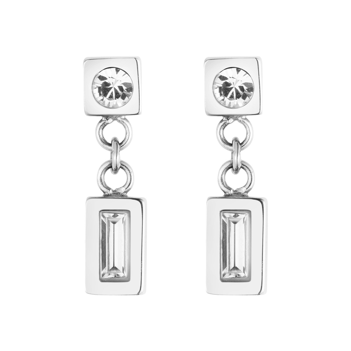 Boucles d'oreilles pendantes en Acier